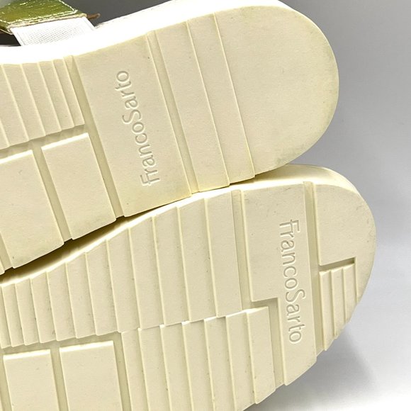 Franco Sarto Womens Patricia Pink‎ Silver Green Blue Platform Sandals 6.5 - Picture 11 of 13